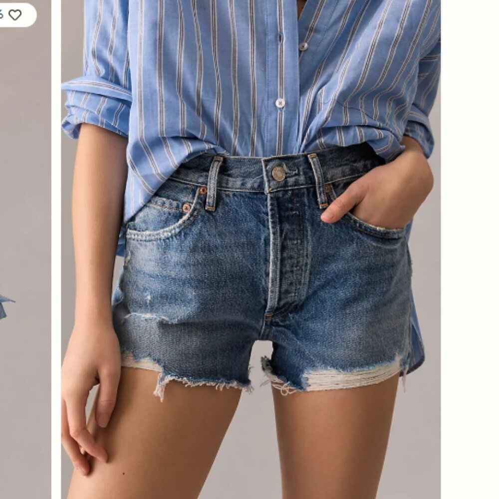COPY - AGOLDE Parker Denim Shorts - NWT